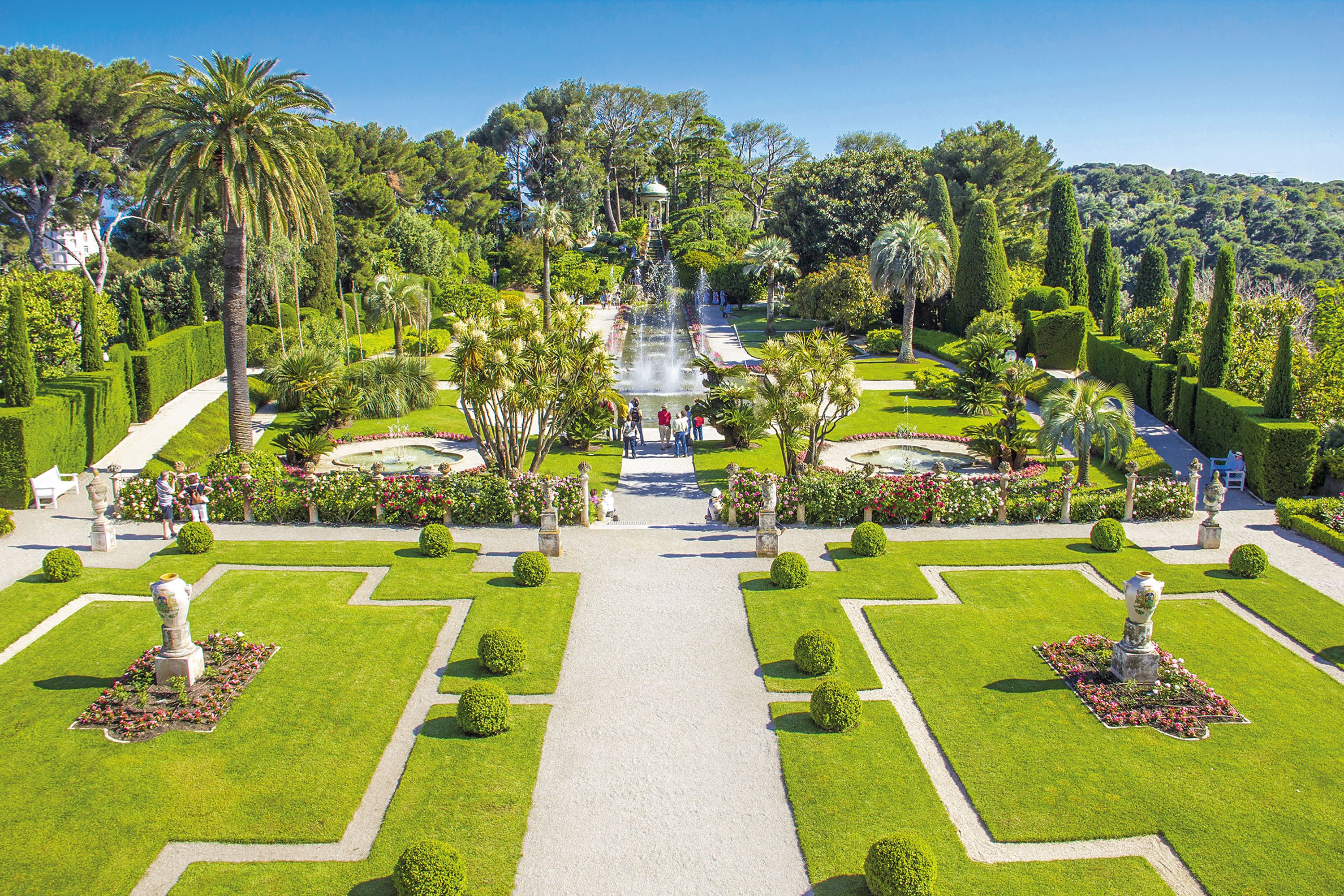 Gardens of the French Riviera and the International Rose Festival