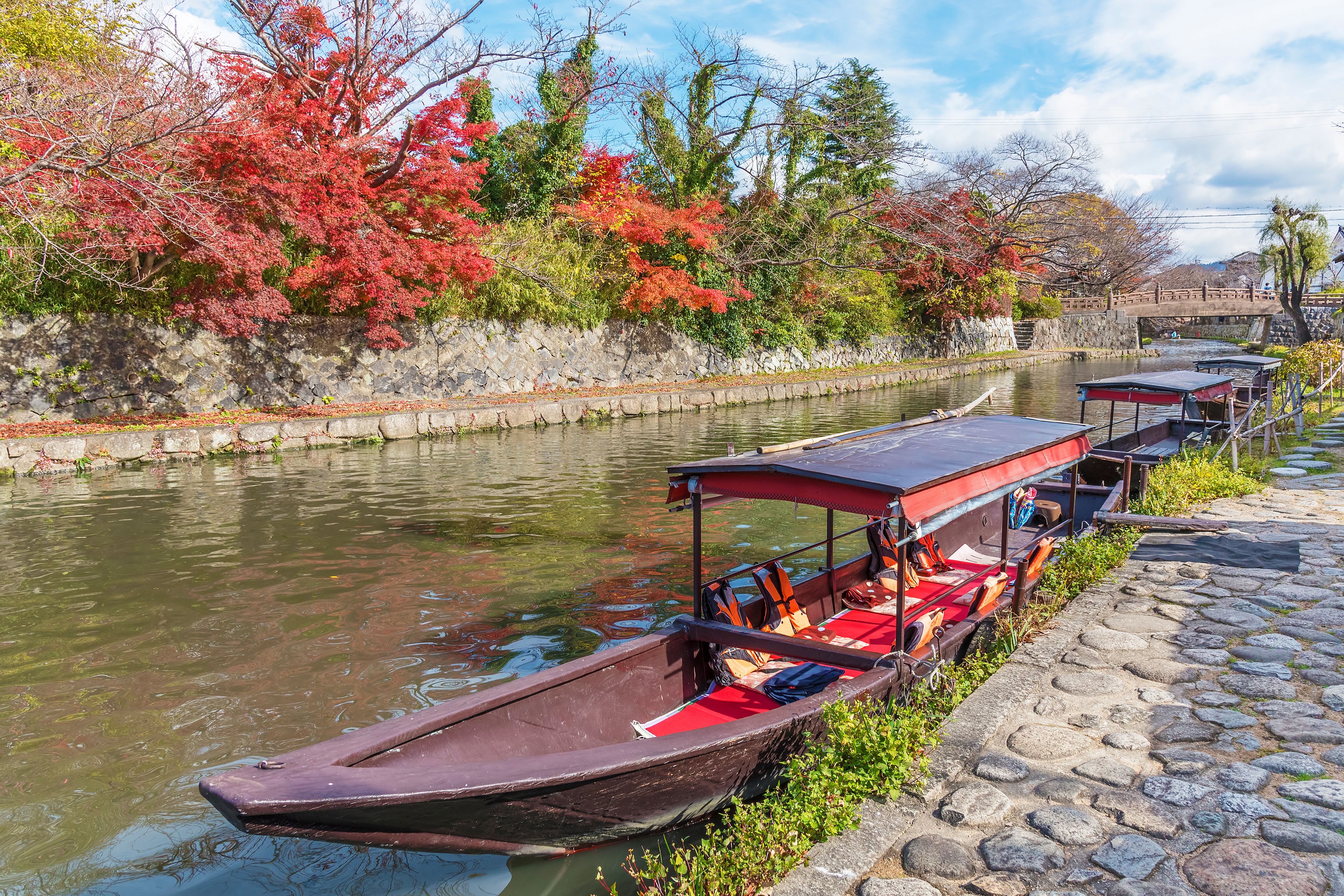 Hachiman-bori canal in Omihachiman