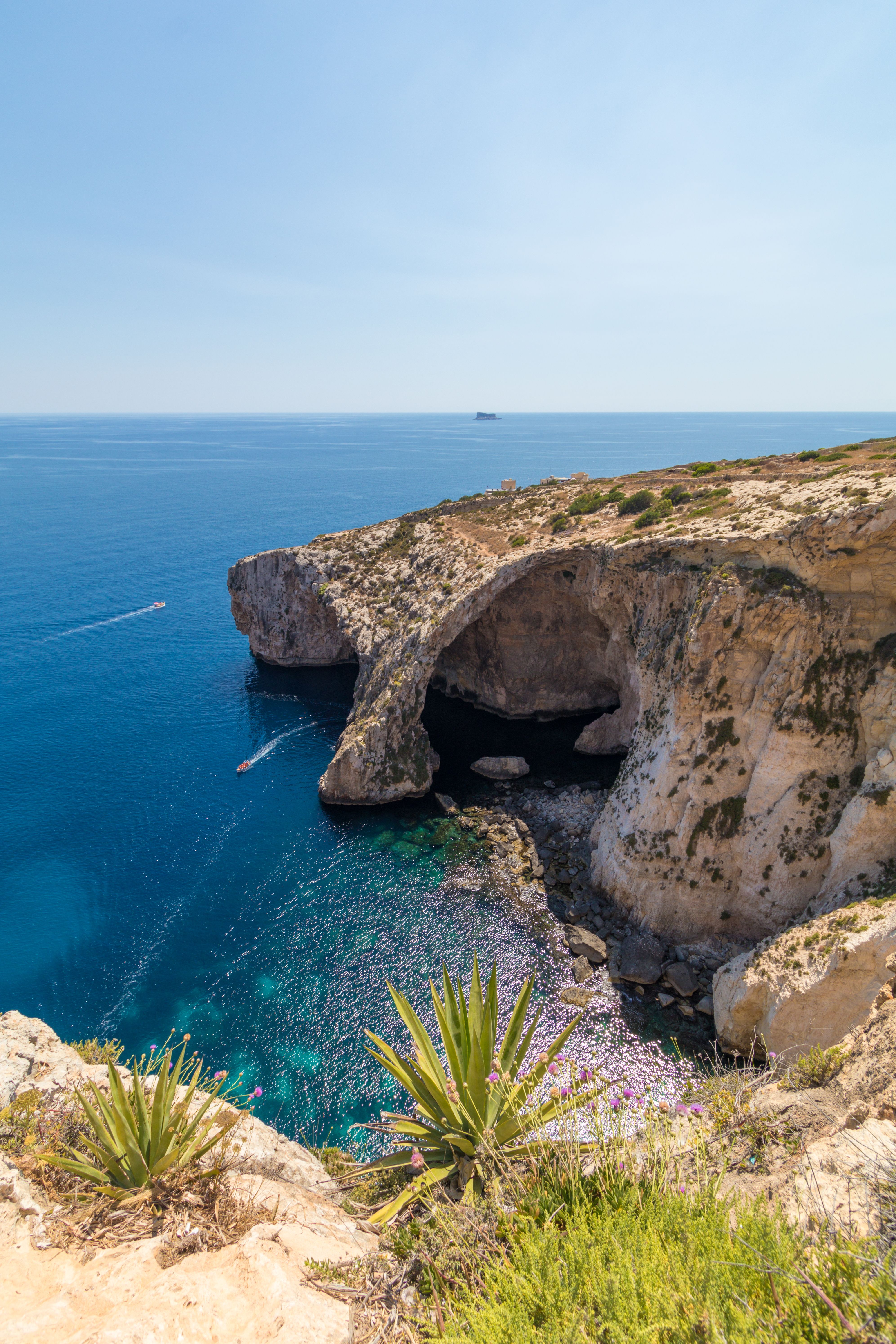 Blue Grotto, famous rock formation (Malta)