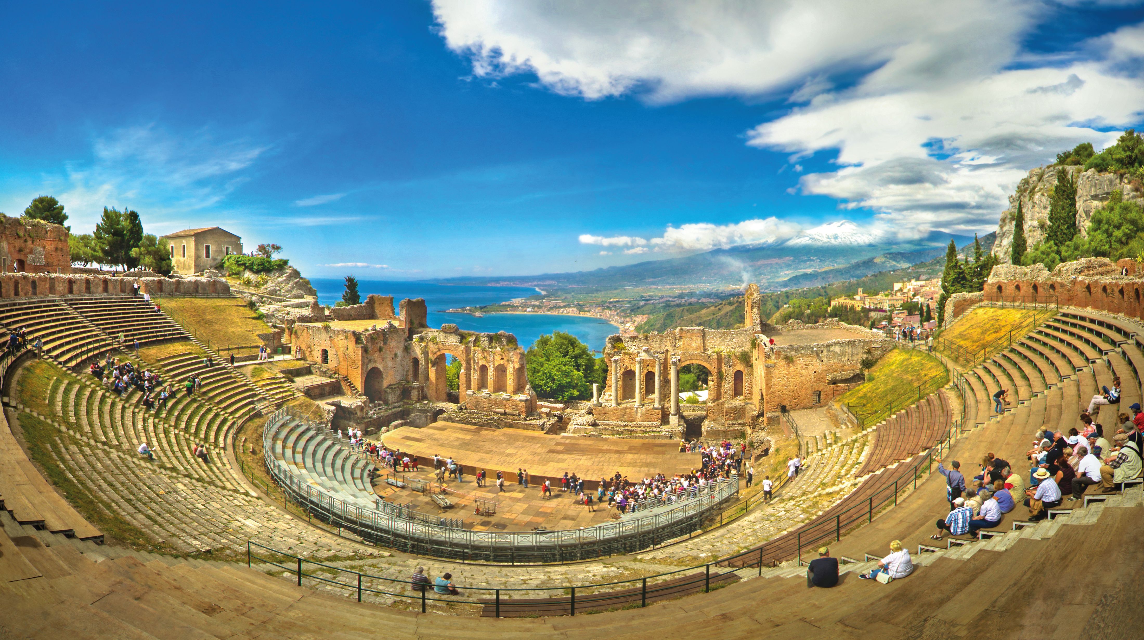 Griechisches Theater in Taormina, Sizilien